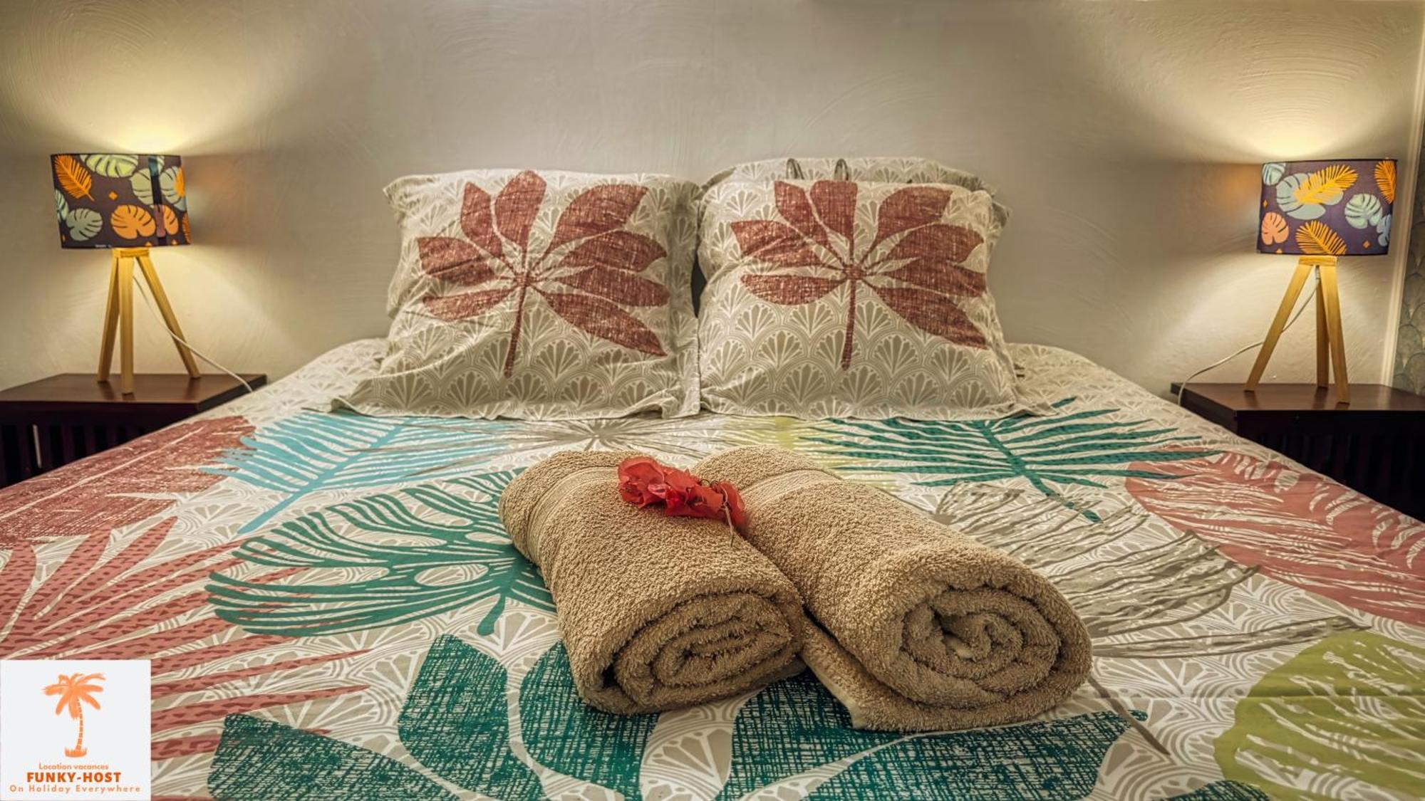 Ti Kaz Funky Host -T3 Vue Mer Premium 3 Etoiles - Village Vacances Sainte Anne Guadeloupe מראה חיצוני תמונה