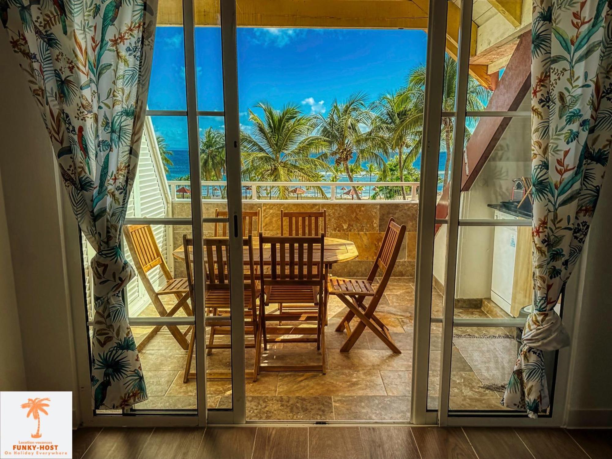 Ti Kaz Funky Host -T3 Vue Mer Premium 3 Etoiles - Village Vacances Sainte Anne Guadeloupe מראה חיצוני תמונה